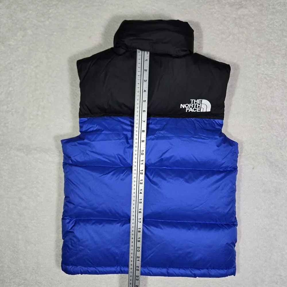 The North Face 1996 Retro Nuptse 700 Down Vest Mens XXS Blue Black 2XS $230